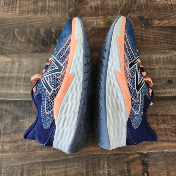 New Balance Running Shoes Women Fresh Foam Evare Trainer Blue Orange Size 7.5 - Picture 6 of 7